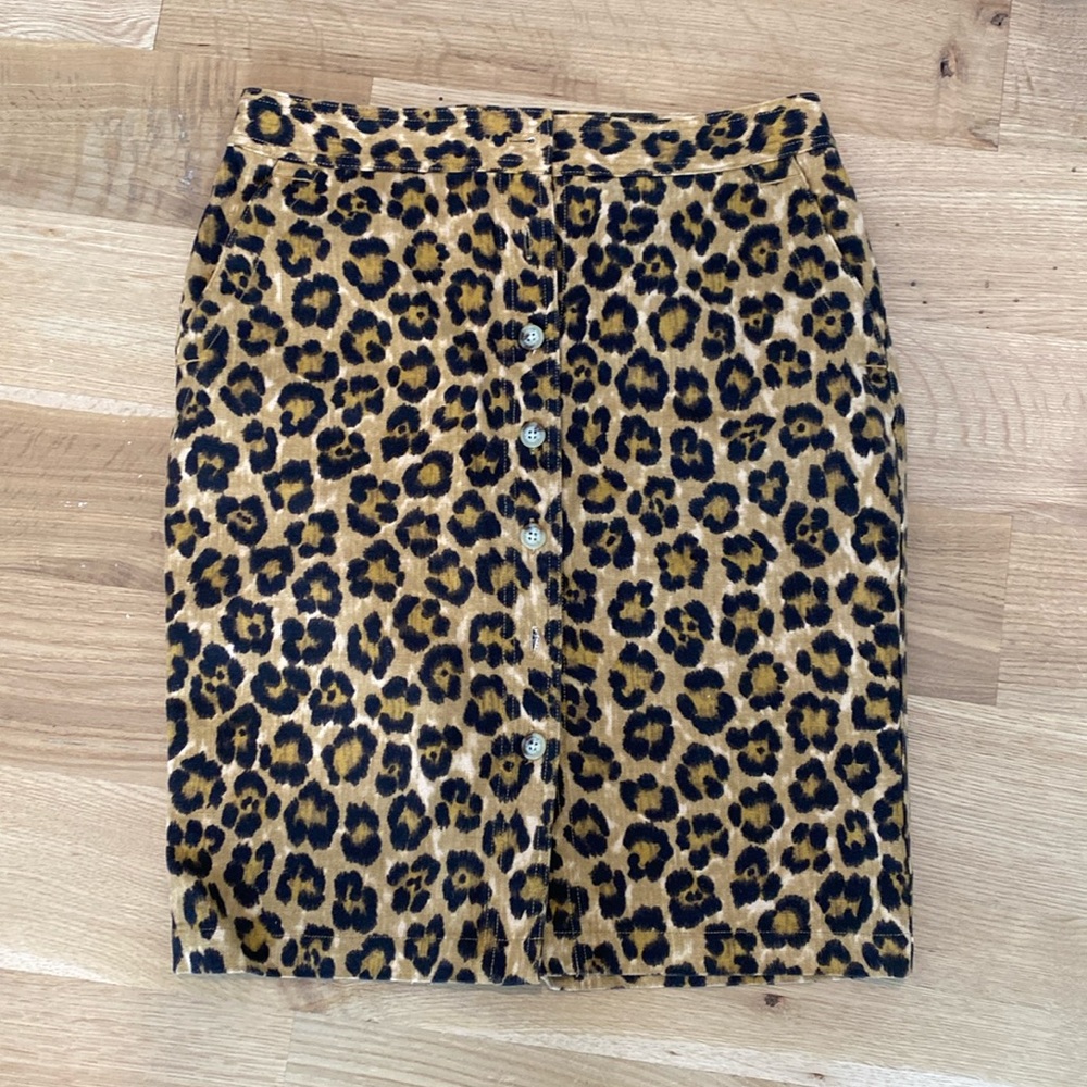 Ralph Lauren animal print skirt